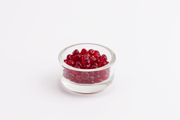 bowl full of garnet rondelles for creating jewelry