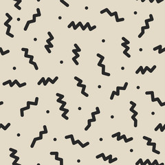 Memphis seamless patterns