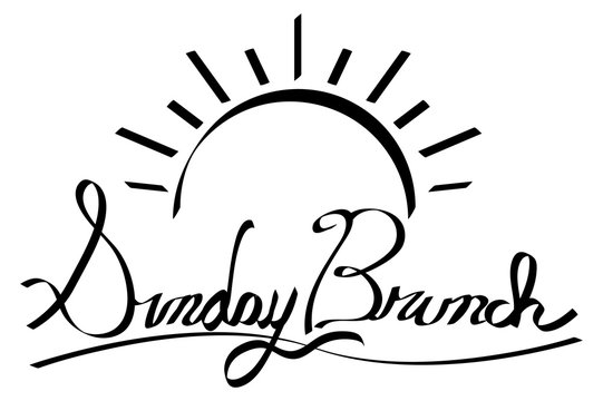 Sunrise Sunday Brunch Calligraphy