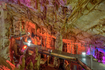 Sfendoni or Zoniana cave on Crete, Greece
