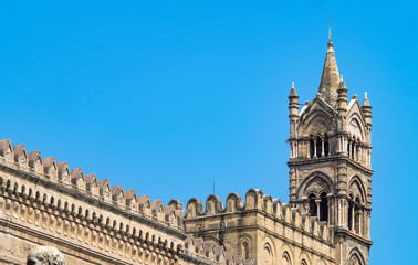 Fototapeta na wymiar Detail of Cathedral of Palermo, Sicily