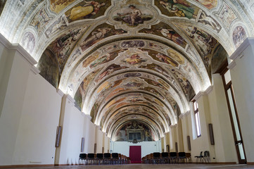 Sala Sisto V, in the monumental complex of San Lorenzo Maggiore of Napoli, Italy - 189863154