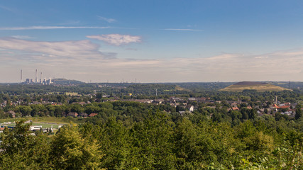 View over the Ruhr Area from Bottrop, Germany