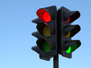 Traffic Light 3d illustration