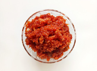 Carrot Sweet Dish an Indian Traditional Food Item