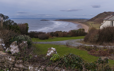 Rossilli Beach Gower Wales UK