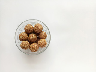 Sesame Sweet Balls an Indian Traditional Festival Food Item