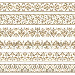 A vector set of art dividers