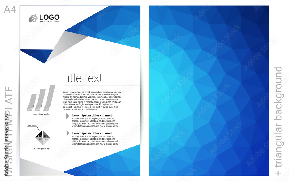 Canvas Prints light blue vector pattern for posters.