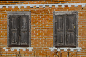Two closed windows