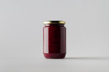 Pickled Beets Jar Mock-Up