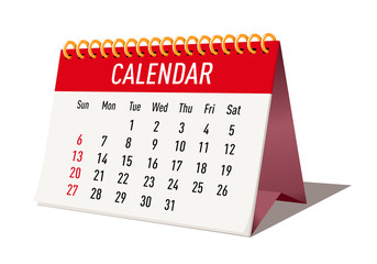 Vector Calendar template