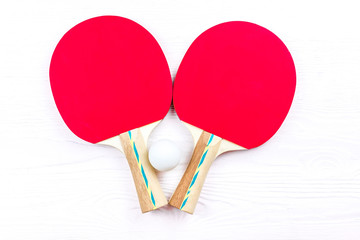 Rackets for table tennis