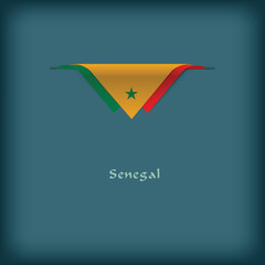 National flag Senegal