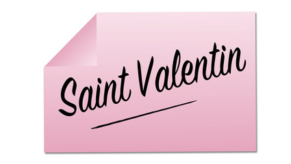 saint valentin post it