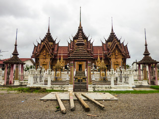 Fototapeta premium Wat Khok Samankhun (Buddhist temple) in Hat Yai, Thailand