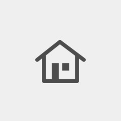 House flat vector icon. Home flat vector icon. Address flat vector icon. Location flat vector icon