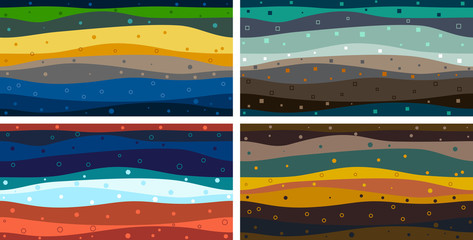 The structure of the earth.