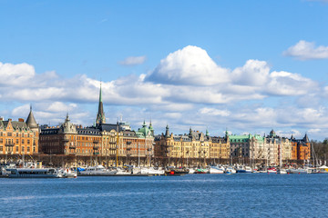 Aerial panorama of Stockholm, Sweden