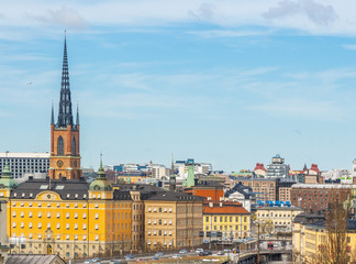 Obraz premium Aerial panorama of Stockholm, Sweden