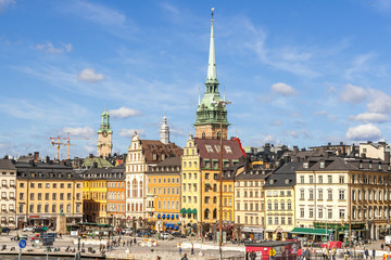 Fototapeta na wymiar Aerial panorama of Stockholm, Sweden