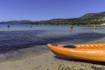Fototapeta premium Beautiful seascape near a village in Peloponesse