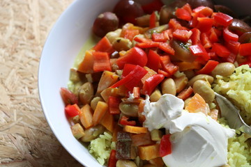 Gemüse essen