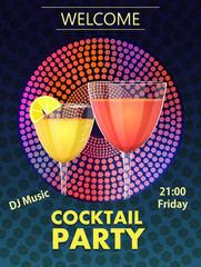 Cocktail Party Invitation Card