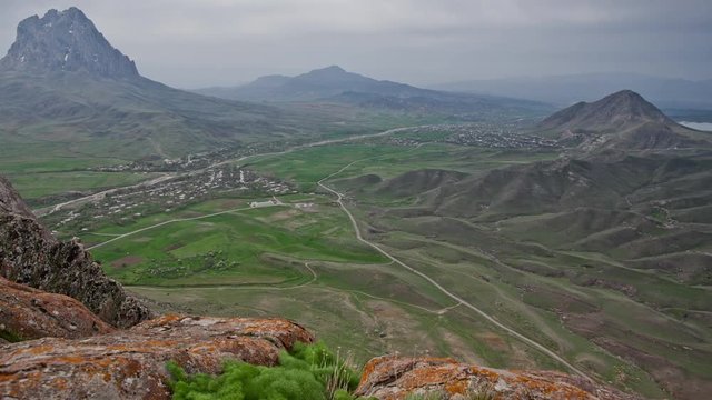 Top Panoramic View From Ancient Castle To Spring Mountain Valley