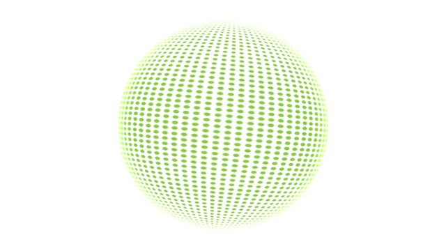 halftone dotted globe logo rotating earth symbol icon planet isolated cyberspace world element