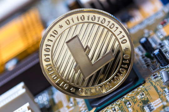 litecoin on an motherboard