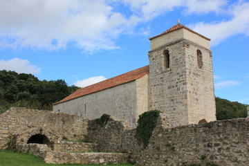 Fototapeta na wymiar Kirche Sv. Lucija Baska Insel Krk Kroatien