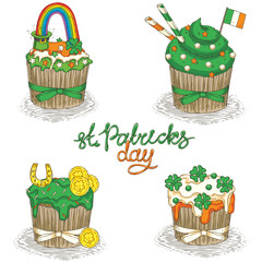 Patrick Day Cupcakes