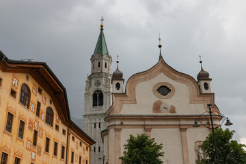 Catholic Church in Cortina d’Ampezzo, Italy