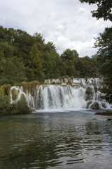 National parkland of Krka in Croatia, with its scenic waterfalls