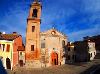 chiesa del carmine Comacchio en émilie romagne, italie