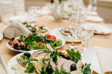 Photo of snack platters on the table