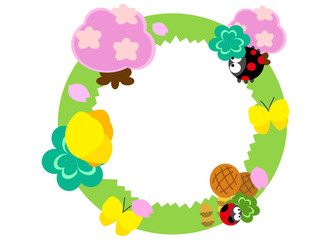 春のフレーム