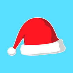 Christmas Santa Hat Vector Illustration