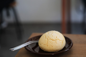 Melonpan melon bread japanese bakery style