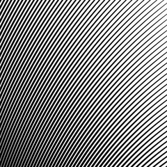 Black and White Wave Stripe Optical Abstract Background