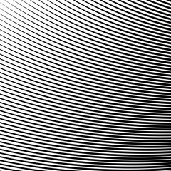 Black and White Wave Stripe Optical Abstract Background