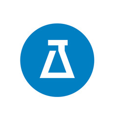 Lab Circle Icon Logo Vector Illustration