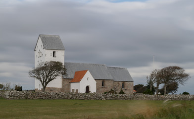 Old Danish Church near Northern Sea