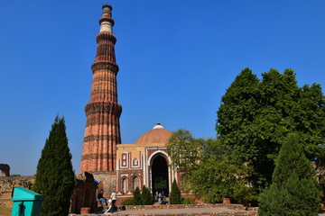 Fototapeta na wymiar Qutab Minar