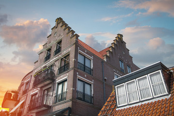 Traditional houses in Holland