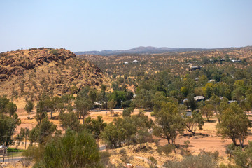Fototapeta na wymiar Scenic view from Anzac Hill near Alice Springs