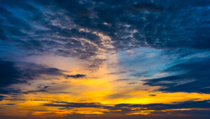 twilight colorful sky