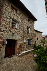 Zaldierna stone village in La Rioja province, Spain