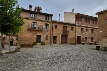 Fototapeta na wymiar Briñas Village in La Rioja, Spain